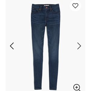 Madewell high rise 10” skinny jeans size 27
